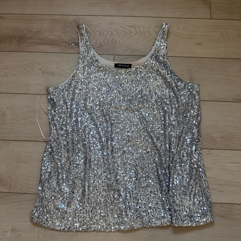 Sequin Women's tank Top